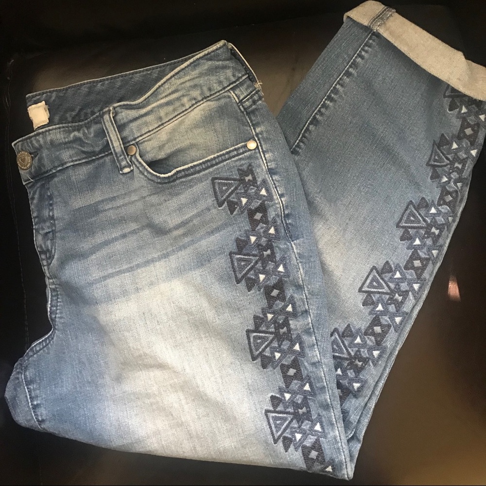 Torrid Embroidered Jeans